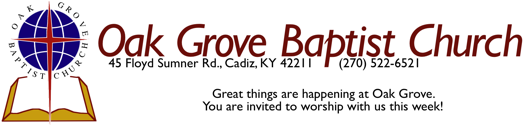 Oak Grove's Pastor Search
